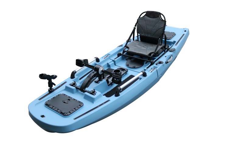 9.5ft Modular 1 seat canoe HDPE Fishing Propeller Pedal Kayak (4).jpg