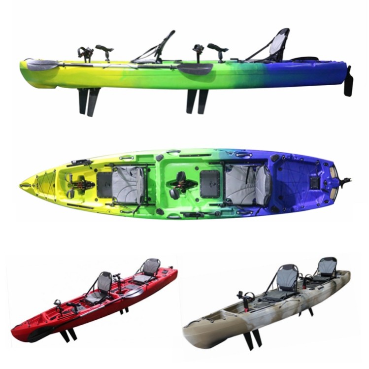 13.5 ft Double Flap Two Person Pedal Kayak (4).jpg