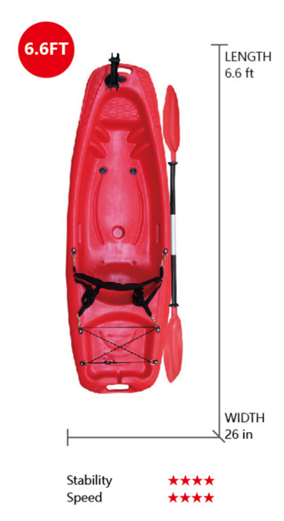 VK-15 GOODBOY: 6.6 ft Kids Kayak