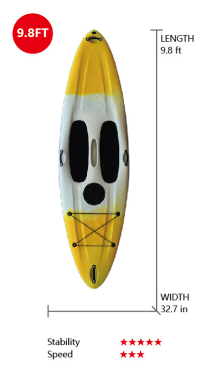 VK-16 SUP: 9.8 ft Stand Up Paddle Board SUP