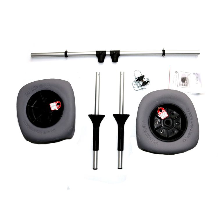 Balloon wheels for kayak trolley, A25