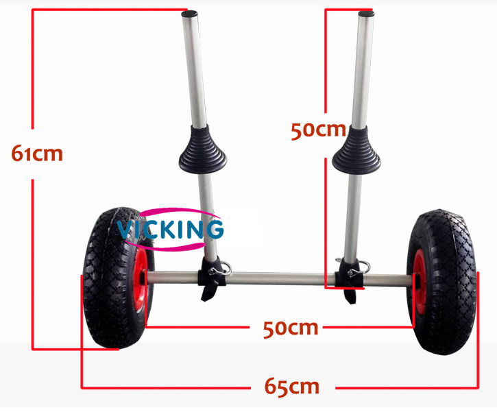 Simple kayak trolley, A22