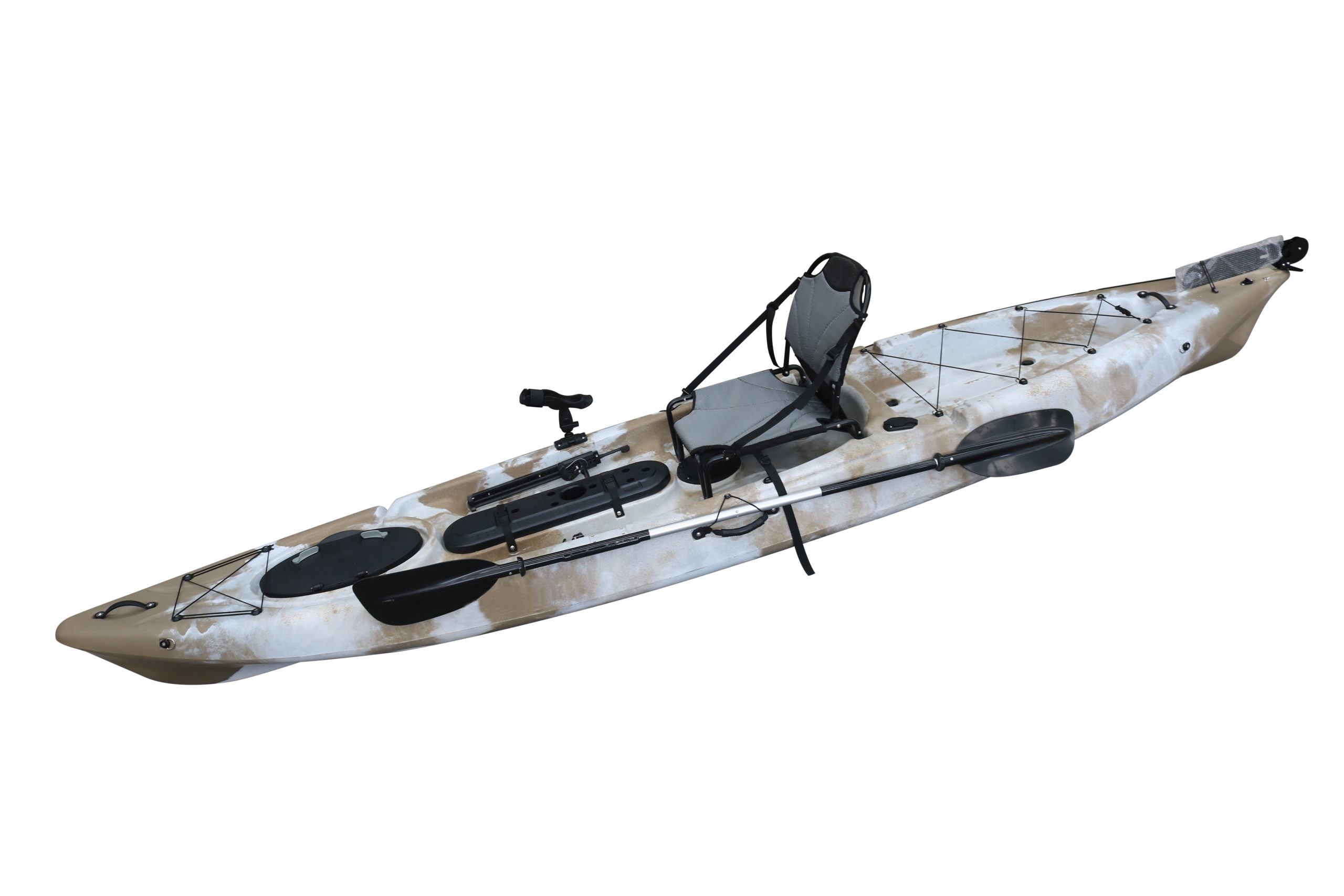 VK-01 FISHMAN Sit On Top Kajak: Premium Single Seat Fishing Kayak