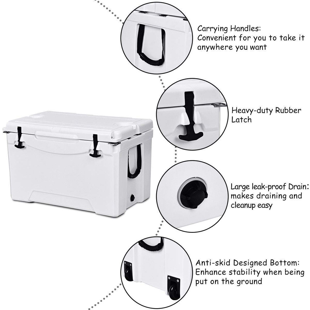 75QT Pink Cooler Box