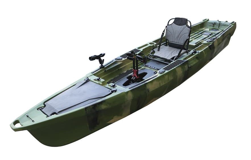 VK-40 HARMAN: 12.8 ft Kayak with Pedal Drive, Two Pedal System Exchange