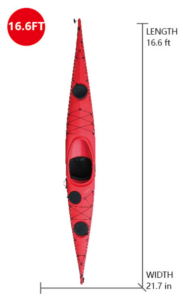 VK-31 GASSIC: 16.5 ft Single Sit in Sea Kayak