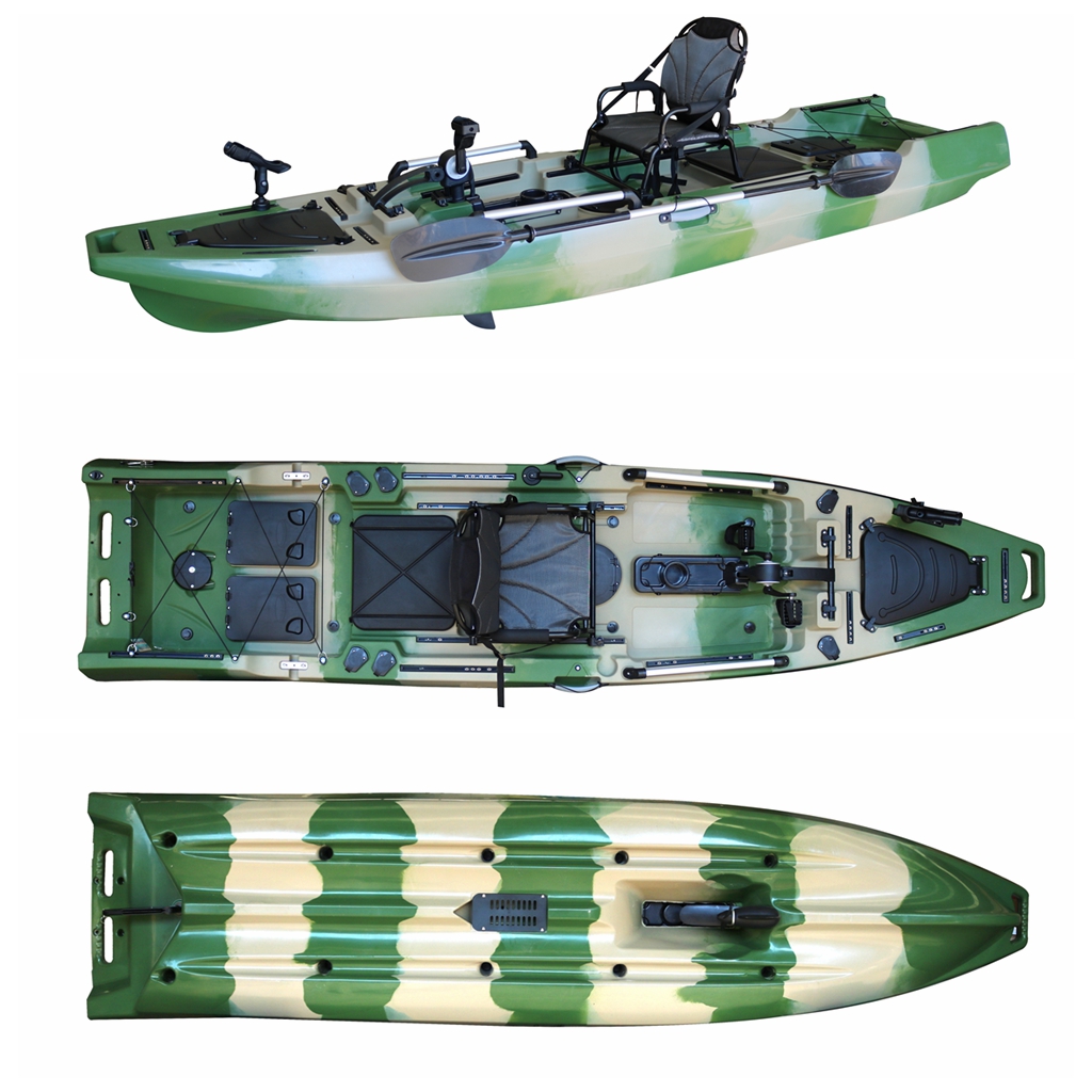VK-22 ORCA: 12.5 ft Single Pedal Kayak for Fishing