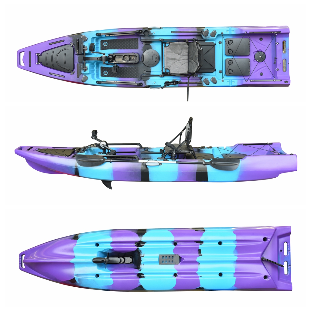 VK-22 ORCA: 12.5 ft Single Pedal Kayak for Fishing