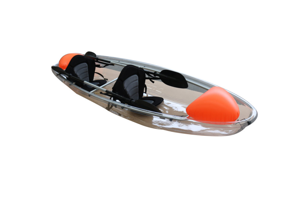 T2-Double Transparent 2 Person Clear Bottom Kayak