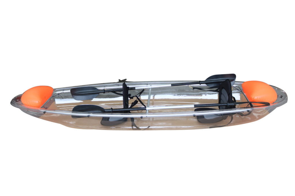 T2-Double Transparent 2 Person Clear Bottom Kayak