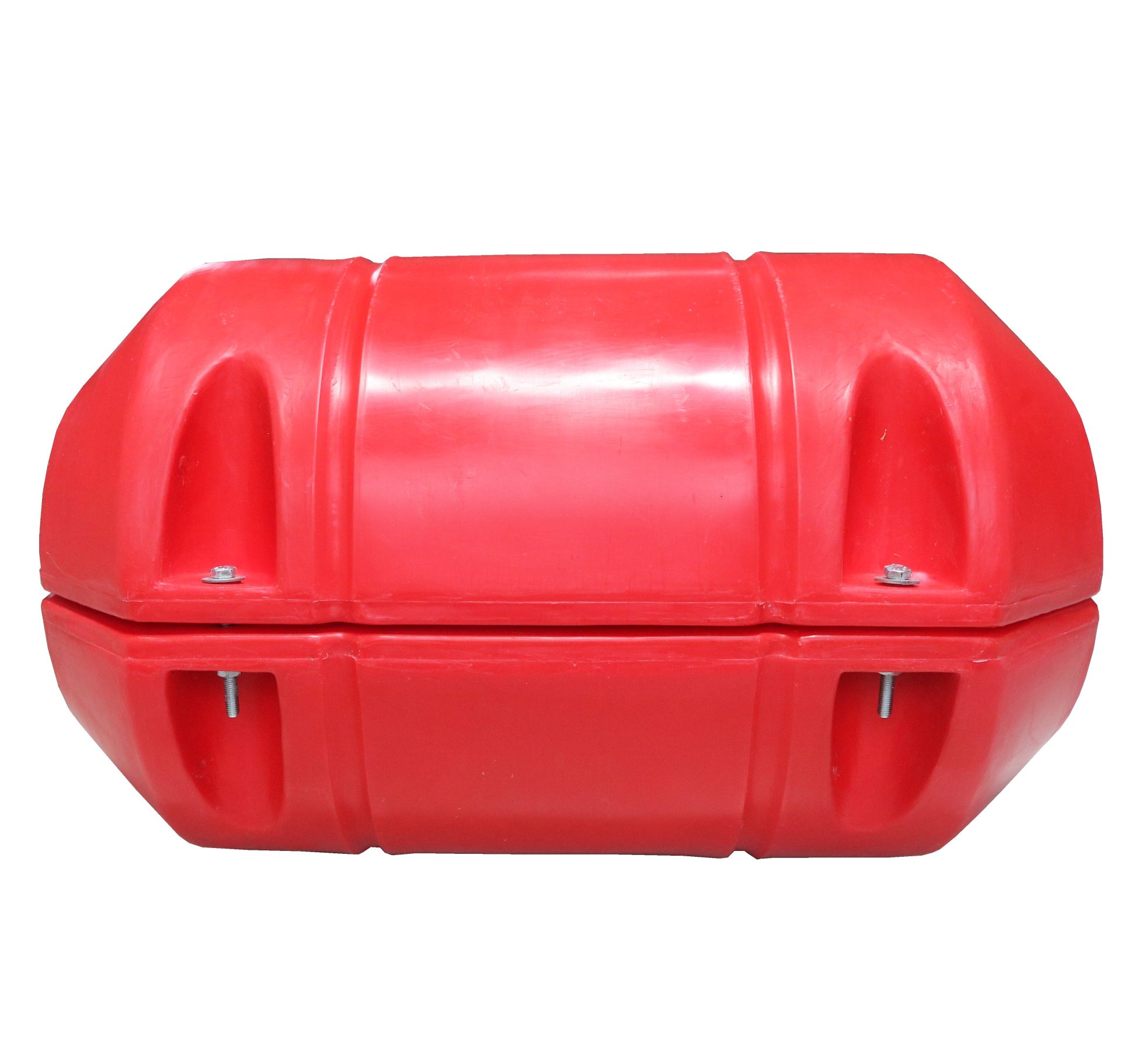 Durable LLDPE channel floating barrier plastic pipeline buoy